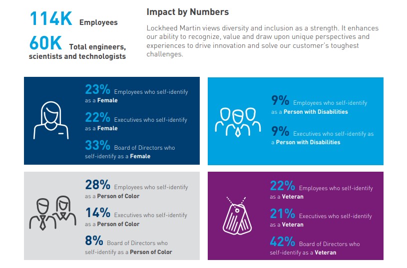 Workforce demographics infographic data